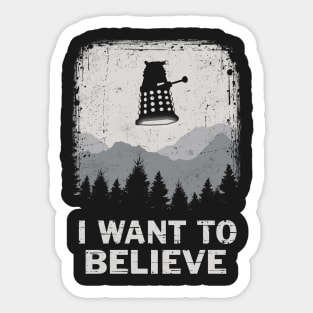 I Believe in Aliens Sticker